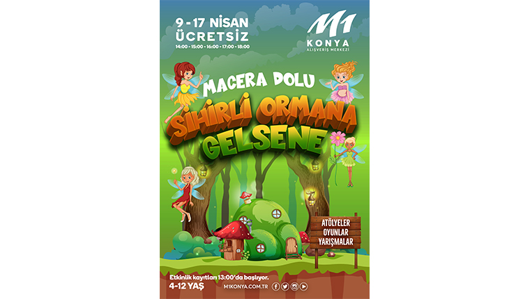 M1Konya AVM’de ara tatile özel etkinlikler çocukları bekliyor