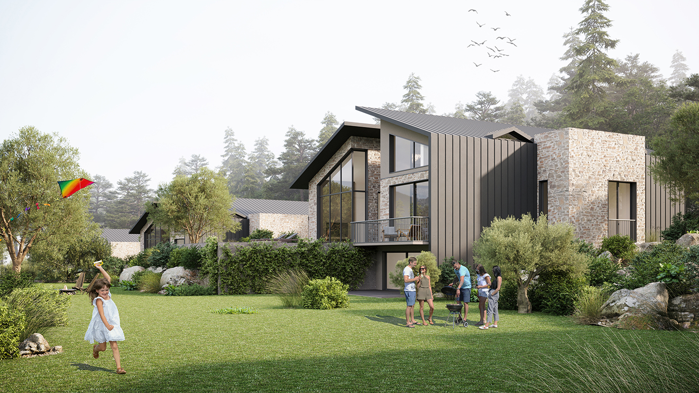 mesa urla kekliktepe projesi bahçe alanı