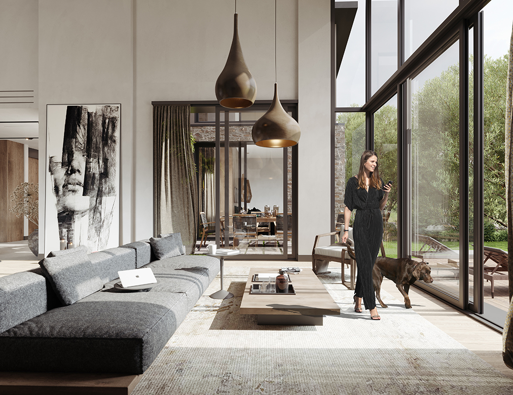 mesa urla kekliktepe örnek daire iç mekan