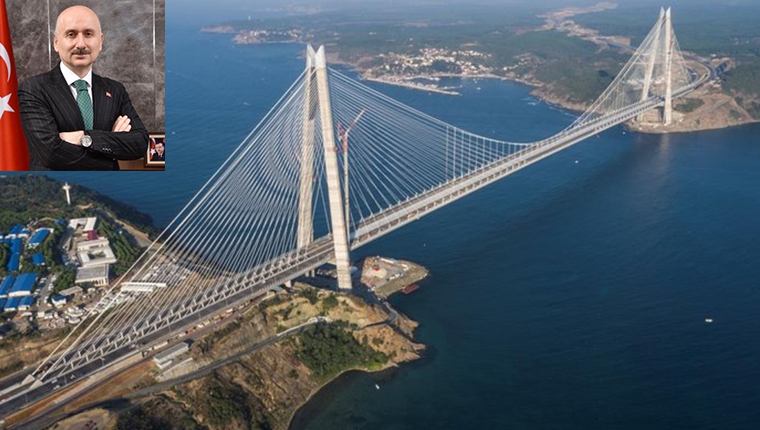"Yavuz Sultan Selim Köprüsü 2026'da devlete teslim edilecek"