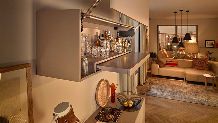 Blum Tabla Tipi Çekmece Sabitlemesi ile evlerde pratik çözüm!