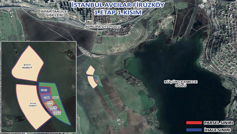 Emlak Konut Avcılar Firuzköy arsası ihaleye çıkıyor!