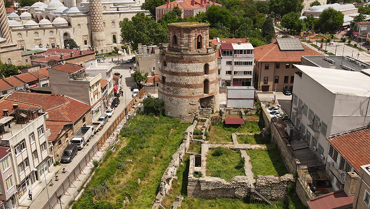 Restorasyon sonrası Makedon Kulesi'nden Edirne panoramik olarak izlenecek!