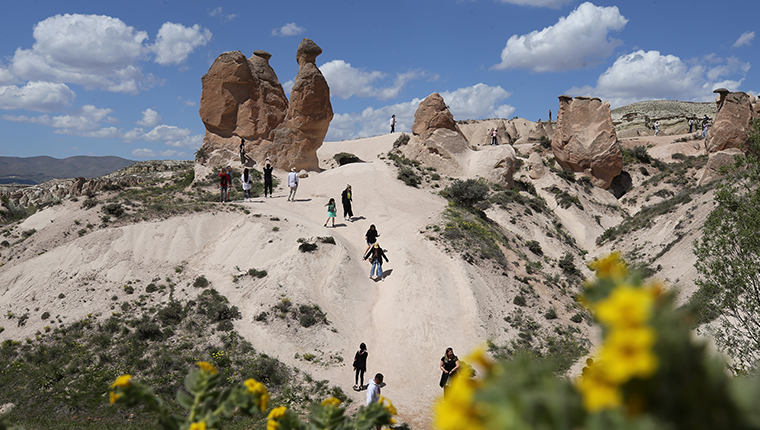 Kapadokya'yı yılın ilk 5 ayında 1 milyondan fazla turist gezdi