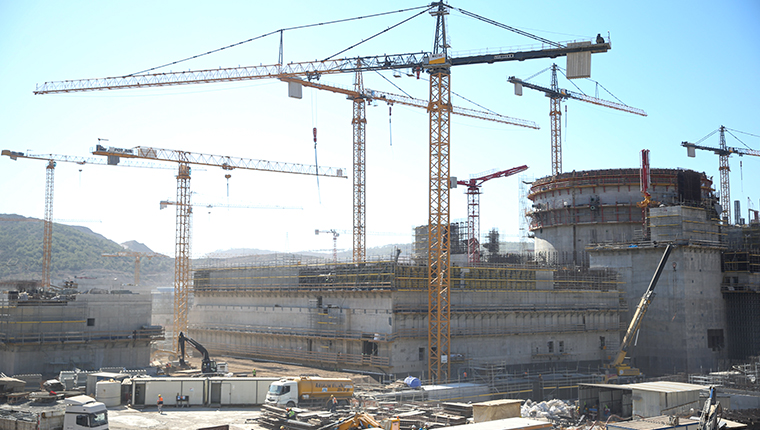 Akkuyu Nükleer Güç Santrali'nde son reaktörün temeli atılıyor
