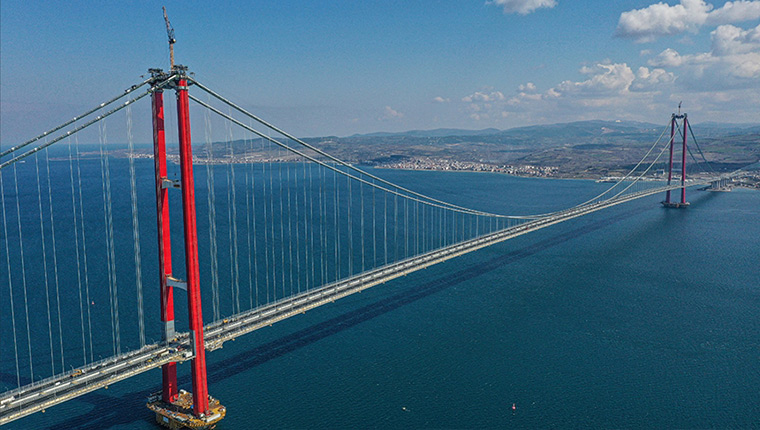 1915 Çanakkale Köprüsü'ne "Avrupa Çelik Köprü Ödülü" verildi
