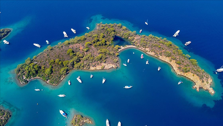 Mavi turun adresi Göcek, yabancı turistlerle hareketlendi!