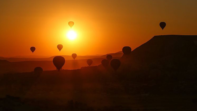 Kapadokya'da ilk 8 ayda rekor ziyaretçi sayısına ulaşıldı
