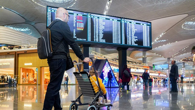 İstanbul Havalimanı günlük 1351 uçuşla Avrupa'da birinci oldu