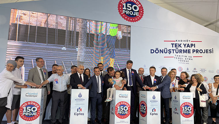 KİPTAŞ'ın tek yapıların dönüşümüne yönelik projesi Kadıköy'de başladı