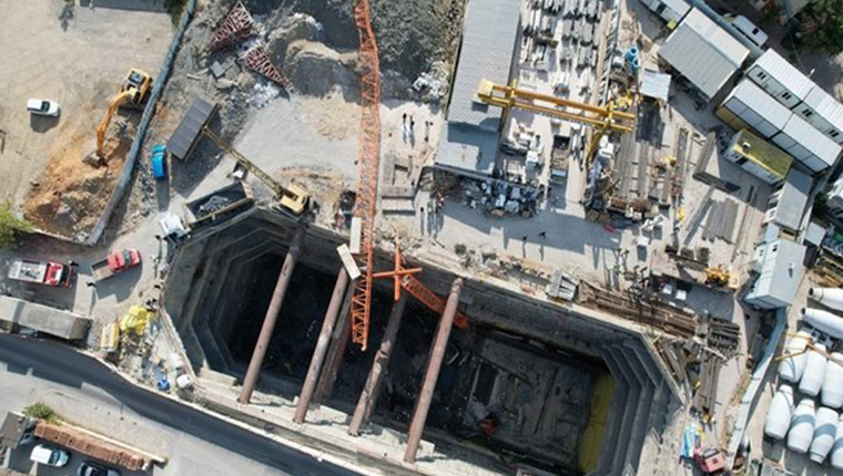 Sancaktepe'de metro inşaatında vinç faciası: 2 kişi öldü