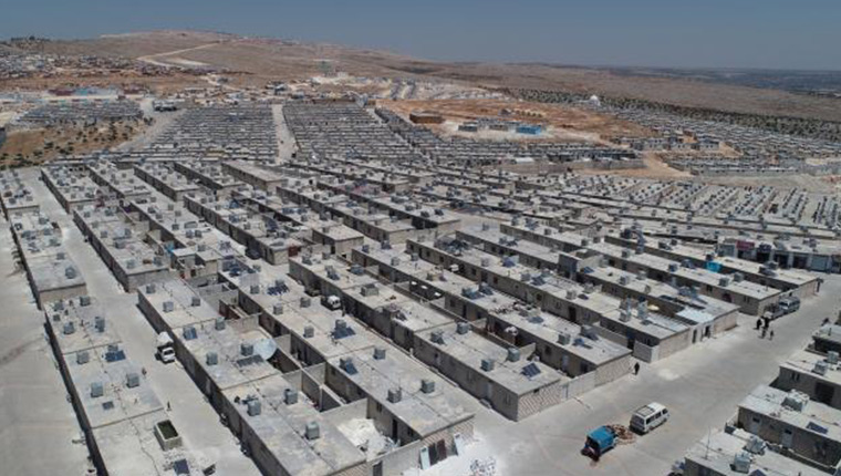 Suriye'de 69 bine yakın briket ev inşa edildi