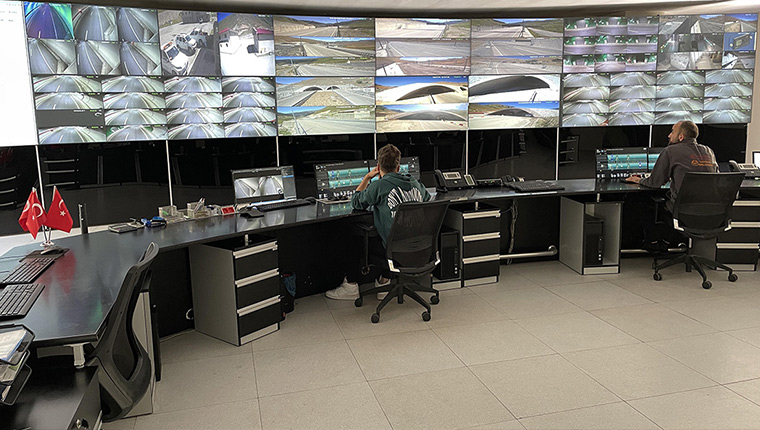 Ovit Tüneli, 25 personel ve 630 kamera ile denetleniyor