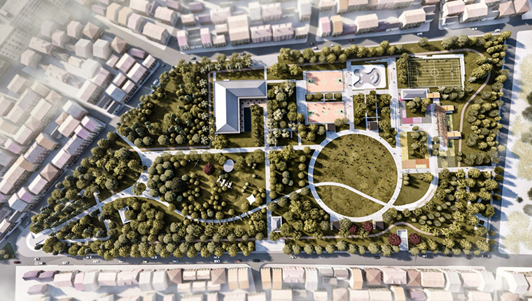 Sivas'ta millet bahçesi ve kapalı otopark projesi için çalışmalar başladı