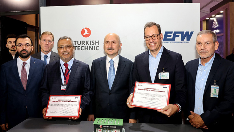 THY Teknik AŞ yolcu-kargo uçağı dönüşümü için EFW ile iş birliği yaptı