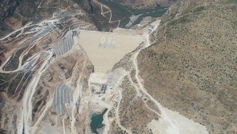 Silvan Barajı'nda fiziki gerçekleşme yüzde 84'e ulaştı!