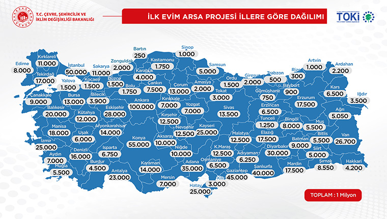 "İlk İş Yerim" kampanyasında 10 bin iş yerinin illere göre dağılımı!