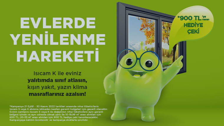 Isıcam ile evlerde yenilenme hareketi!