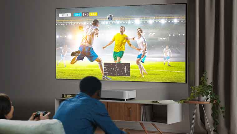 2,3 cm mesafeden evi sinemaya çeviren Epson projektör!