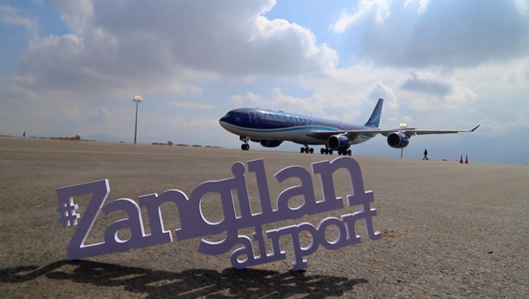 Zengilan Uluslararası Havalimanı 1,5 yılda inşa edildi