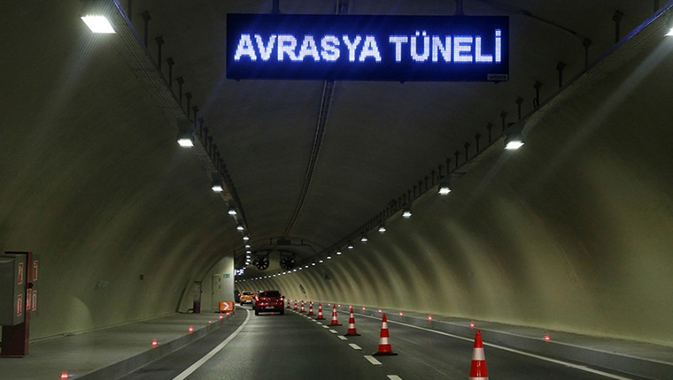 Avrasya Tüneli bakım nedeniyle 5 saat trafiğe kapatıldı
