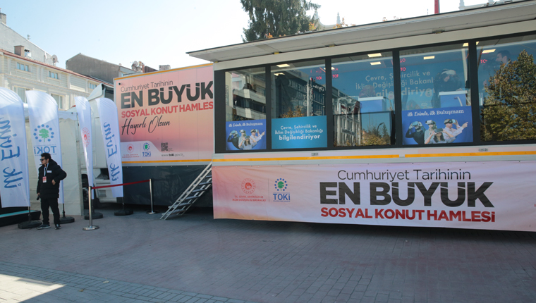 "İlk Evim, İlk İş Yerim" projesinin tanıtım tırı Bolu'ya geldi