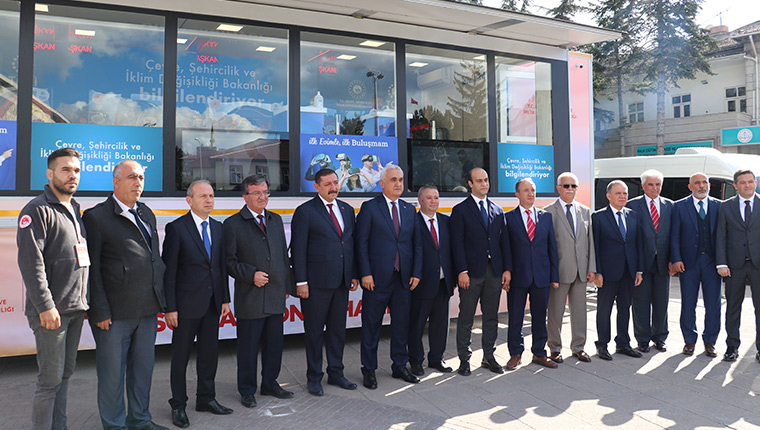 "İlk Evim, İlk İş Yerim" projesinin tanıtım tırı Kastamonu'ya geldi