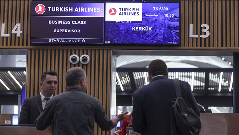 THY İstanbul-Kerkük direkt uçuşlarına başladı