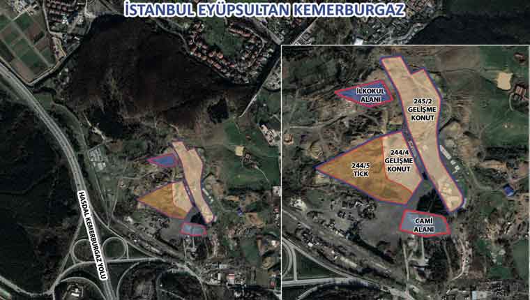 Emlak Konut Göktürk Kemerburgaz arsası ihaleye çıkıyor!