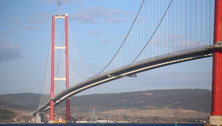 1915 Çanakkale Köprüsü en uzun kuleli köprü olarak tarihe geçti!