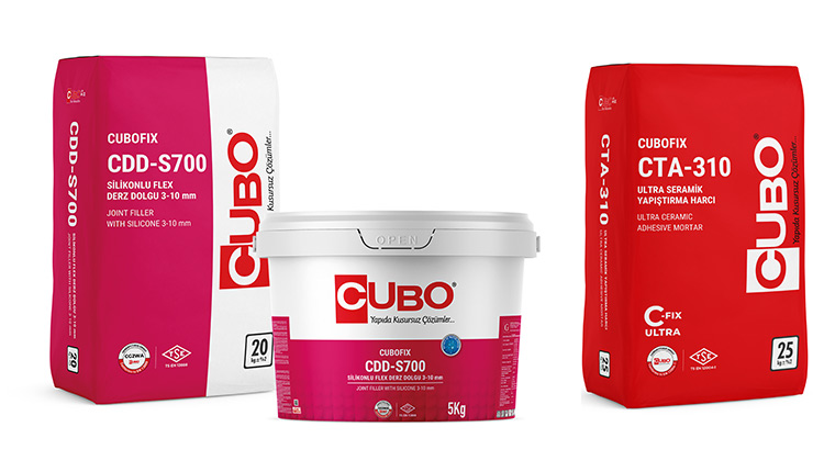Cubo'dan yapının her alanında dayanıklı ve uzun ömürlü çözümler!