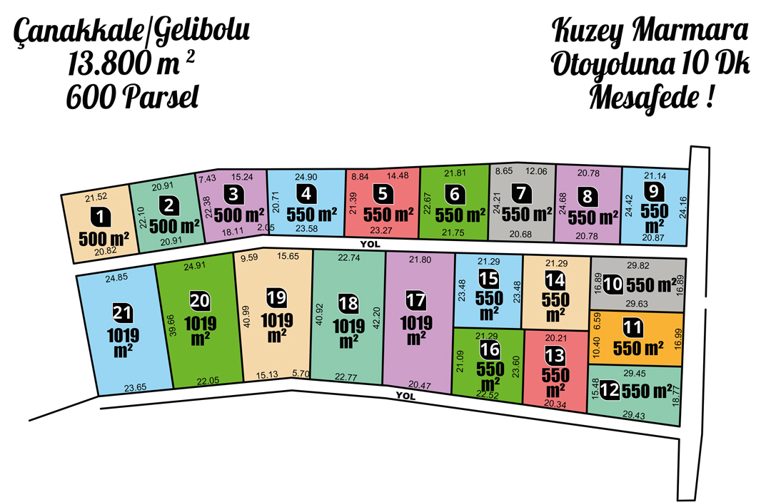 çanakkale gelibolu demirtepe satılık arsa
