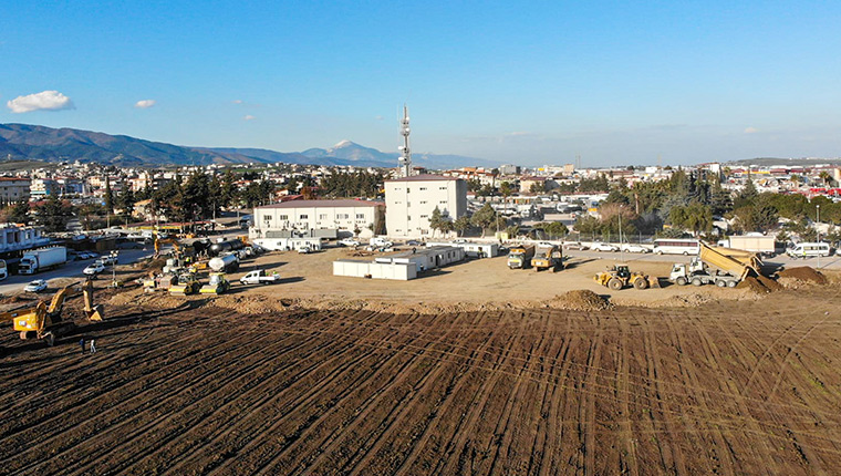 İGA, Hatay'da 350 depremzede ailenin barınacağı konteyner kent kuruyor