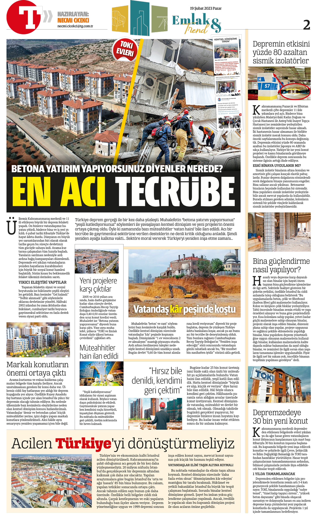 kentsel dönüşüm deprem