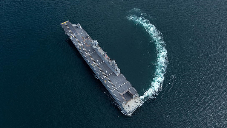 Dünyanın ilk SİHA gemisi Türk Silahlı Kuvvetleri envanterine giriyor