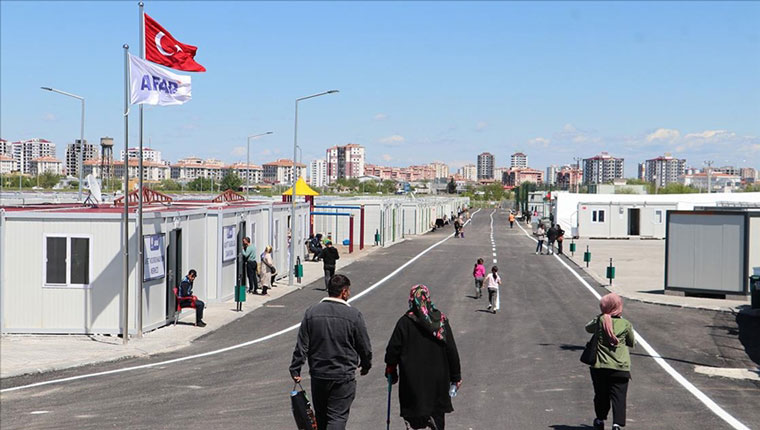 Diyarbakır'da kurulan konteyner kente 900 depremzede yerleştirildi!