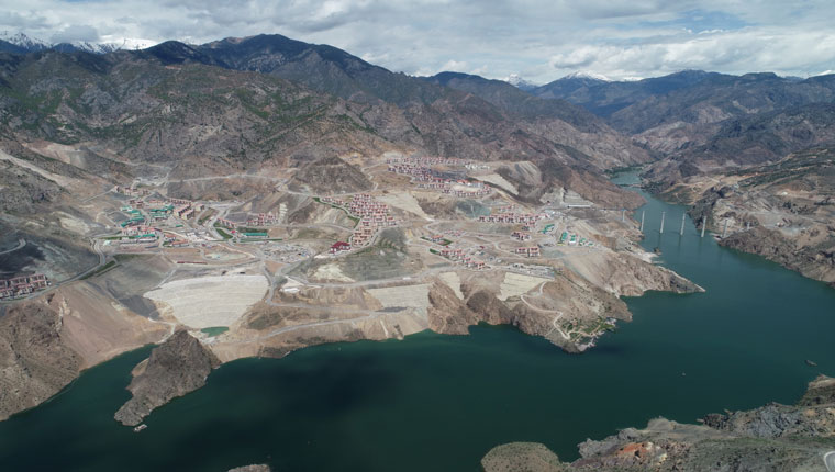 Yusufeli Barajı ve HES'te su yüksekliği 134 metreyi aştı!