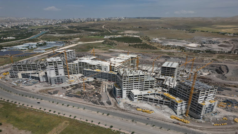 Şanlıurfa Şehir Hastanesi inşaatının yüzde 41'i tamamlandı!