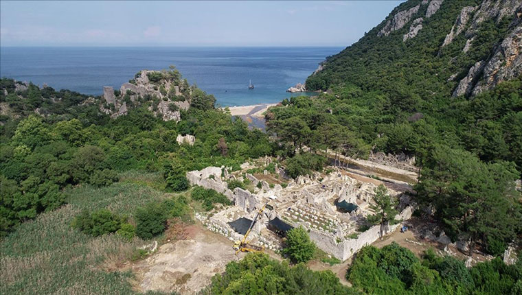 Olympos'ta kazılar 38 milyon liralık ödenekle ivme kazandı!