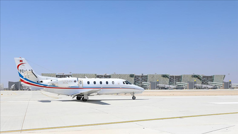 KKTC'deki yeni Ercan Havalimanı'nda ilk test uçuşu yapıldı