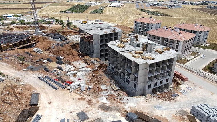 Nurdağı'nda 2 bin 909 konutun inşası hızla sürüyor!