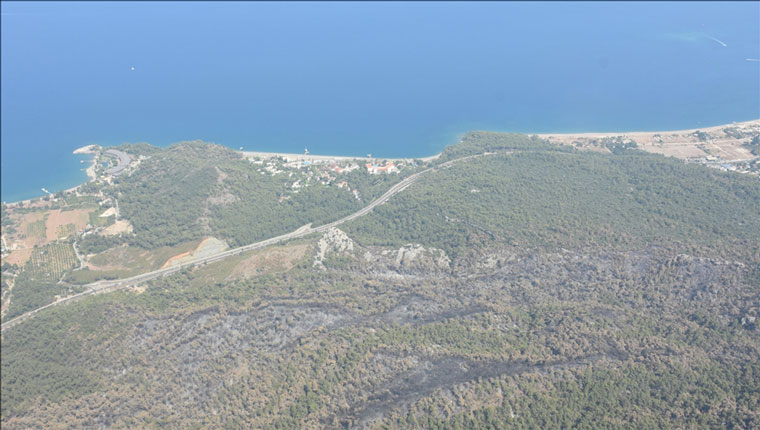 Antalya Kemer'deki orman yangını kontrol altına alındı!
