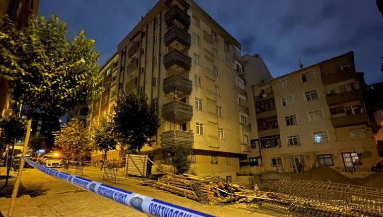Bahçelievler'de inşaat alanına bitişik apartman tedbir amaçlı tahliye edildi