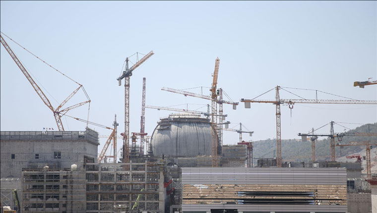 Akkuyu NGS'nin 4. ünitesinde reaktör binasının temel döşemesinin betonlanması tamamlandı