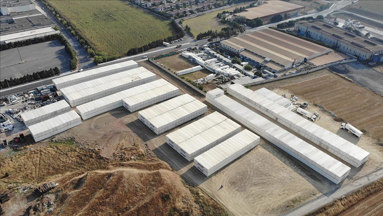 İstanbul'da 59 bin çadır ve 5 bin 628 katlanabilir konteyner stoklandı!