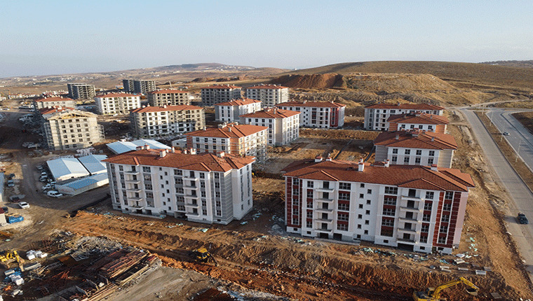 Elazığ'da 2 bin 936 deprem konutunun inşası etap etap ilerliyor!