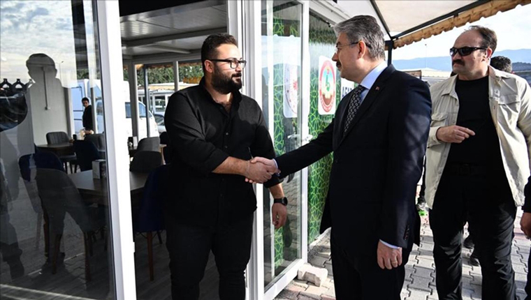 Depremzede esnaf için hazırlanan konteyner çarşı tamamlandı!