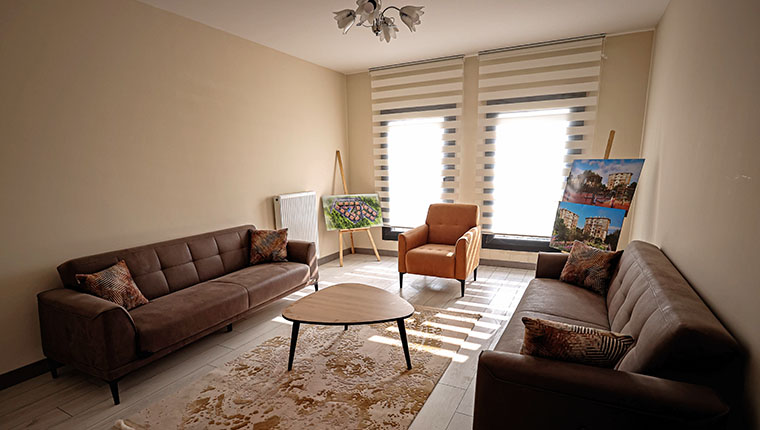 Gaziantep İslahiye'deki deprem konutlarının örnek dairesi yayında!