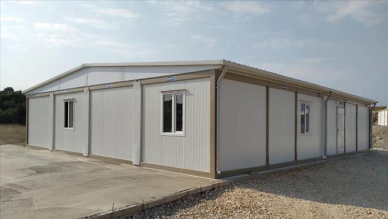 Karmod KKTC'de konut projesi için konteyner şantiye binası kurdu!