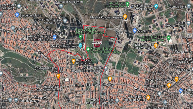 Keçiören Belediyesi’nden 204 milyon TL’ye arsa ihalesi!